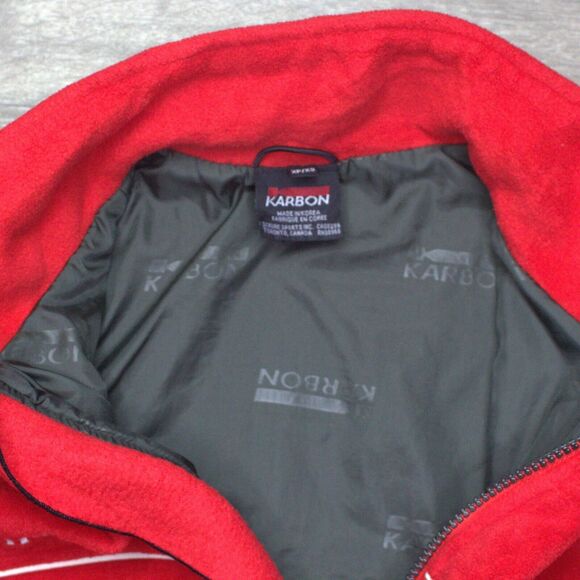 Vtg Karbon Men's Jacket Size XS Full Zip Sweater Ski Jiminy Peak Mountain Resort - Picture 3 of 7
